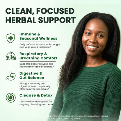 Lukaree botanical supplement bottle listing key ingredients including black seed oil and turmeric