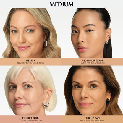 Before and after application of It Cosmetics CC Cream