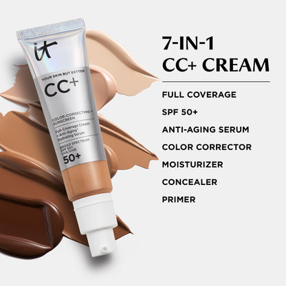 It Cosmetics CC Cream ingredients and benefits label