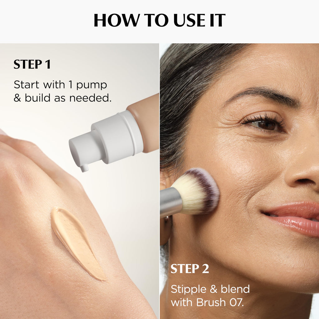 IT Cosmetics skincare infused foundation box and bottle arrangement