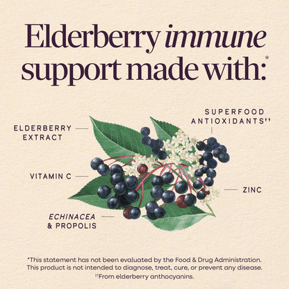 Nature's Way Sambucus elderberry syrup liquid texture