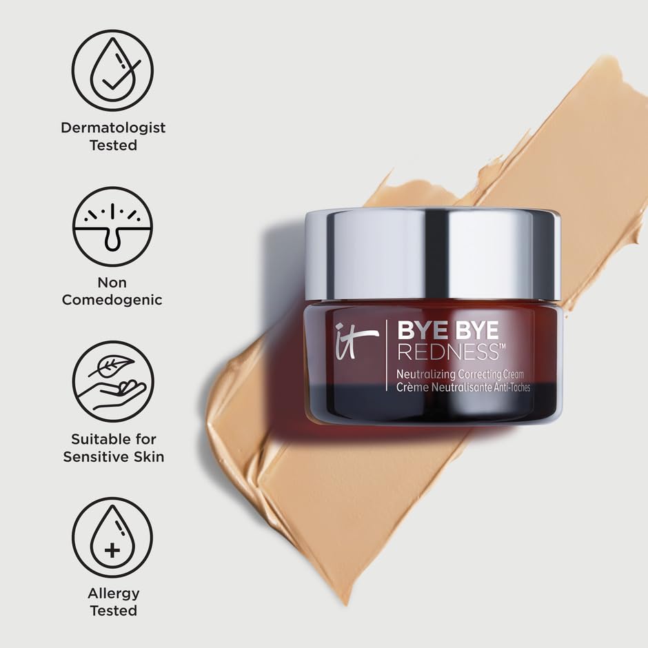 IT Cosmetics Bye Bye Redness soothing ingredients infographic
