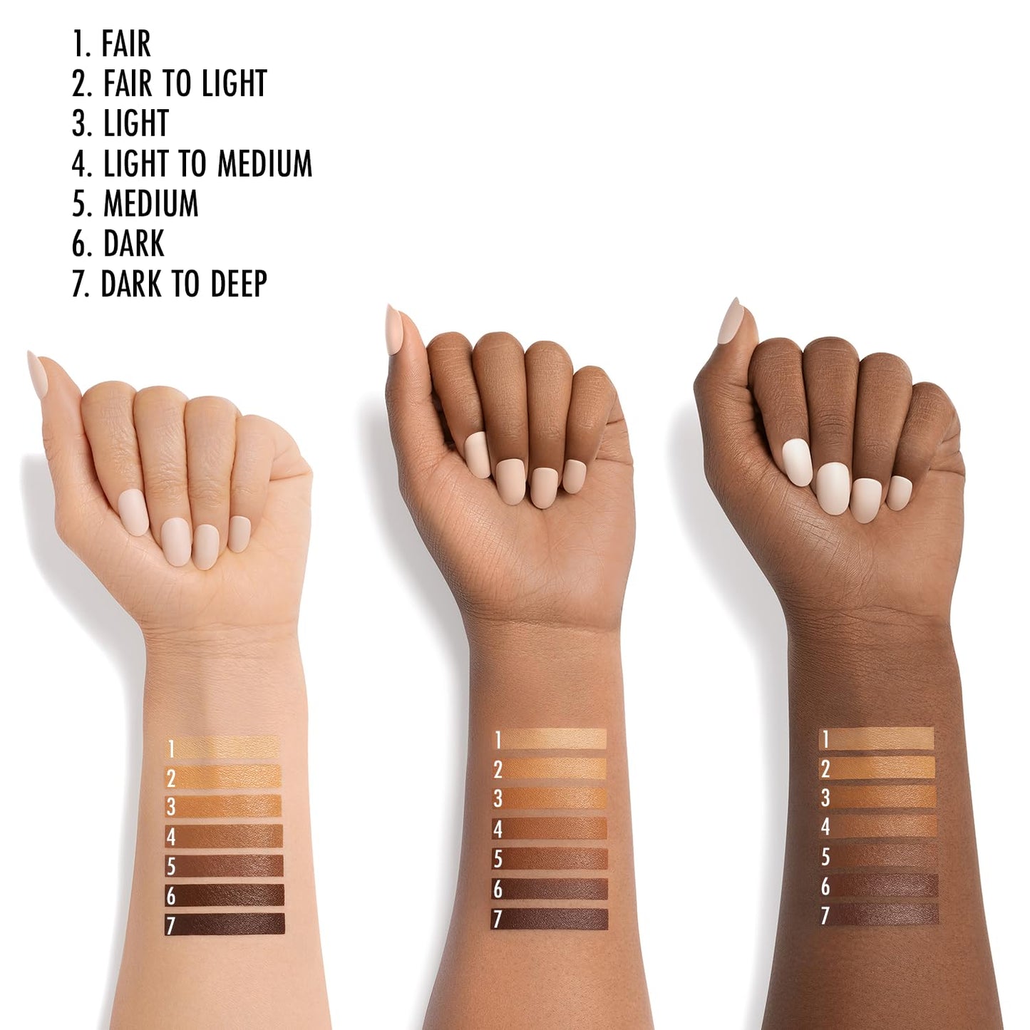 Black Radiance Medium longwear concealer applicator wand and hydrating formula close up.