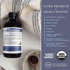 Anthoimmune elderberry syrup 8 fluid ounces packaging