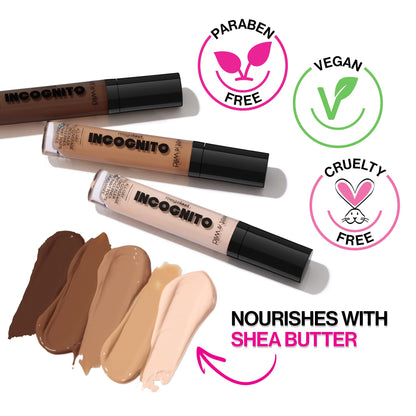 Cruelty free and vegan Wet N Wild Incognito makeup product packaging