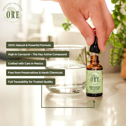 The premium supplement bottle placed alongside natural ingredients emphasizing its wildcrafted botanical origin.