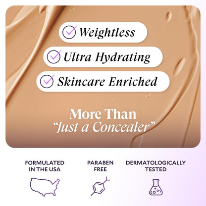 Fièra full coverage foundation packaging and active ingredients list
