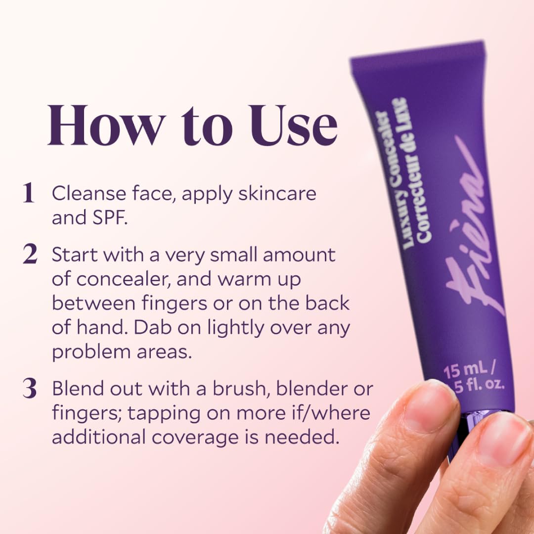 Fièra mature skin concealer liquid cream formula close up view