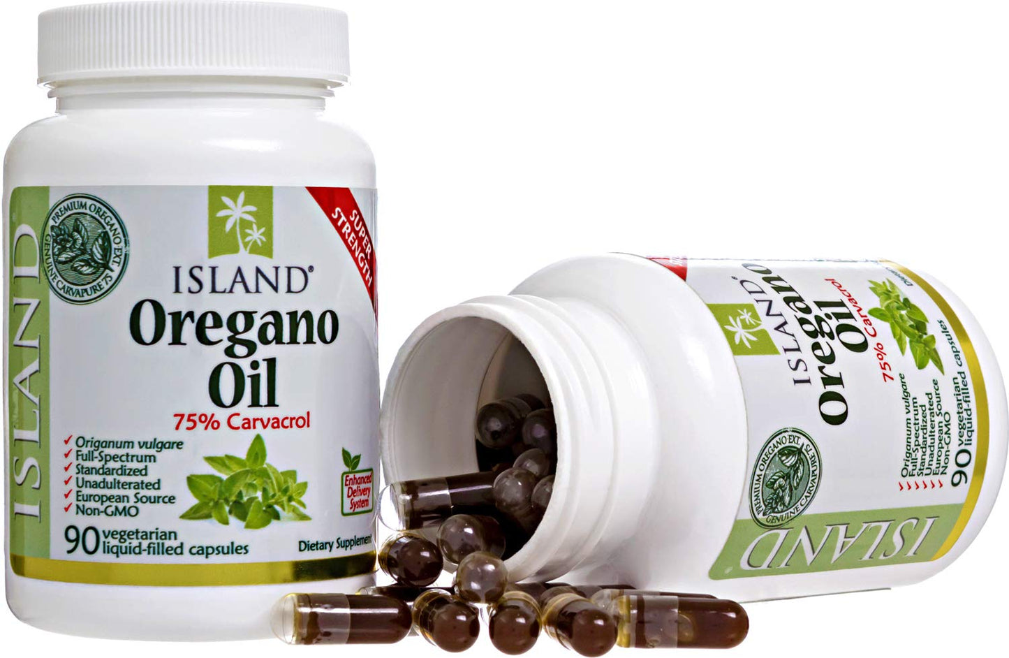 Supplement facts panel for high potency immune defense and gut health antioxidant capsules
