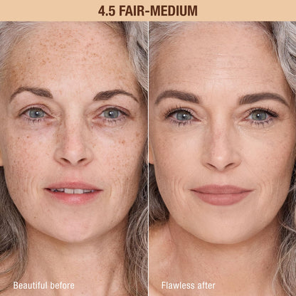 Charlotte Tilbury hydrating matte concealer showing the unique diamond shaped flexible applicator