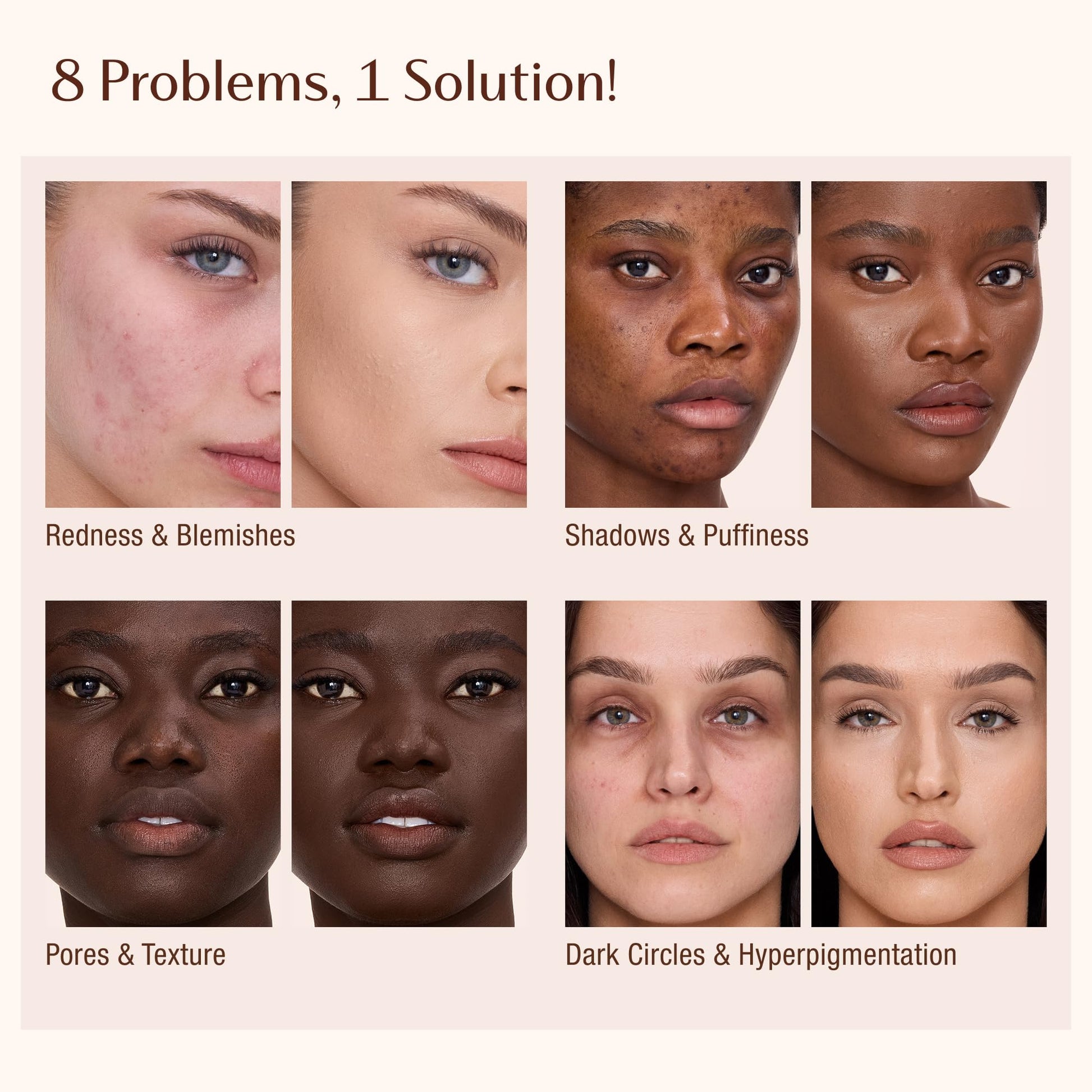 Authentic USA imported Charlotte Tilbury blur concealer packaging and product bottle close up