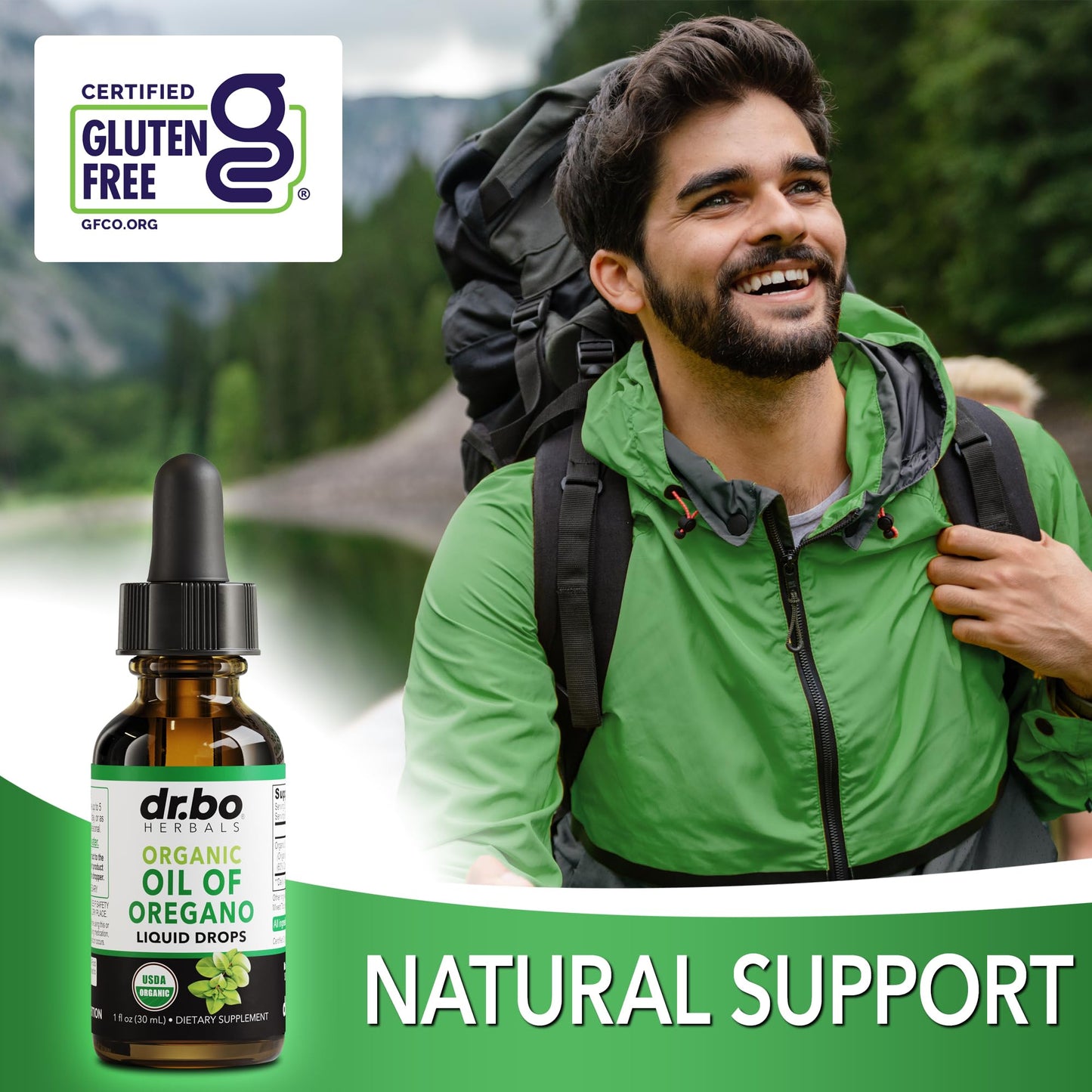 Authentic Dr. Bo imported oil of oregano liquid supplement six month supply