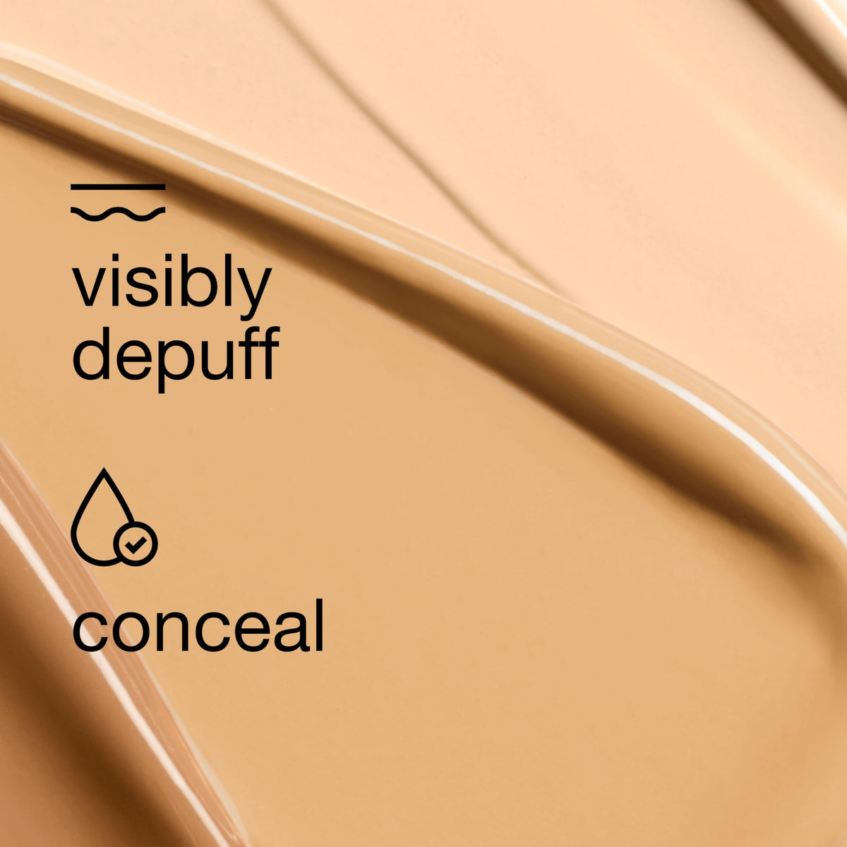 Clinique Even Better Concealer liquid texture and finish display