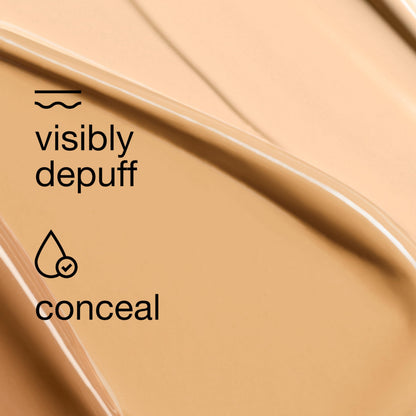 Clinique Even Better makeup concealer applied on skin for a twelve-hour wear test.