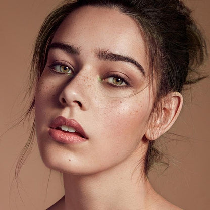 Waterproof testing of the faux freckle liquid pen stamp showing smudge resistant and sweat proof properties.