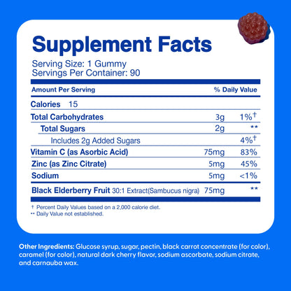 The Feel Great Vitamin Company Kids Elderberry Gummies direct USA import packaging overview