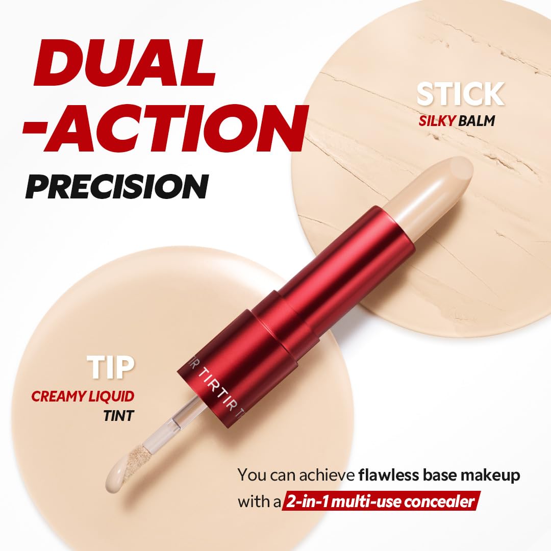 TIRTIR neutral shade 4.5N concealer packaging and components