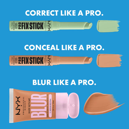 Authentic imported USA packaging of NYX Pro Fix Stick Correcting Concealer.