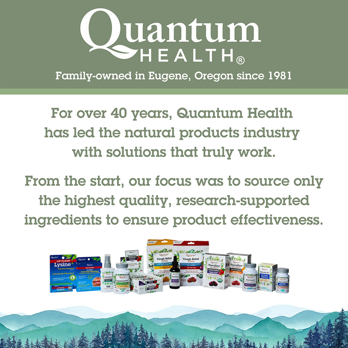 Lifestyle shot of Quantum Health TheraZinc organic zinc lozenges