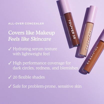 Tower 28 hydrating serum concealer doe foot applicator close up