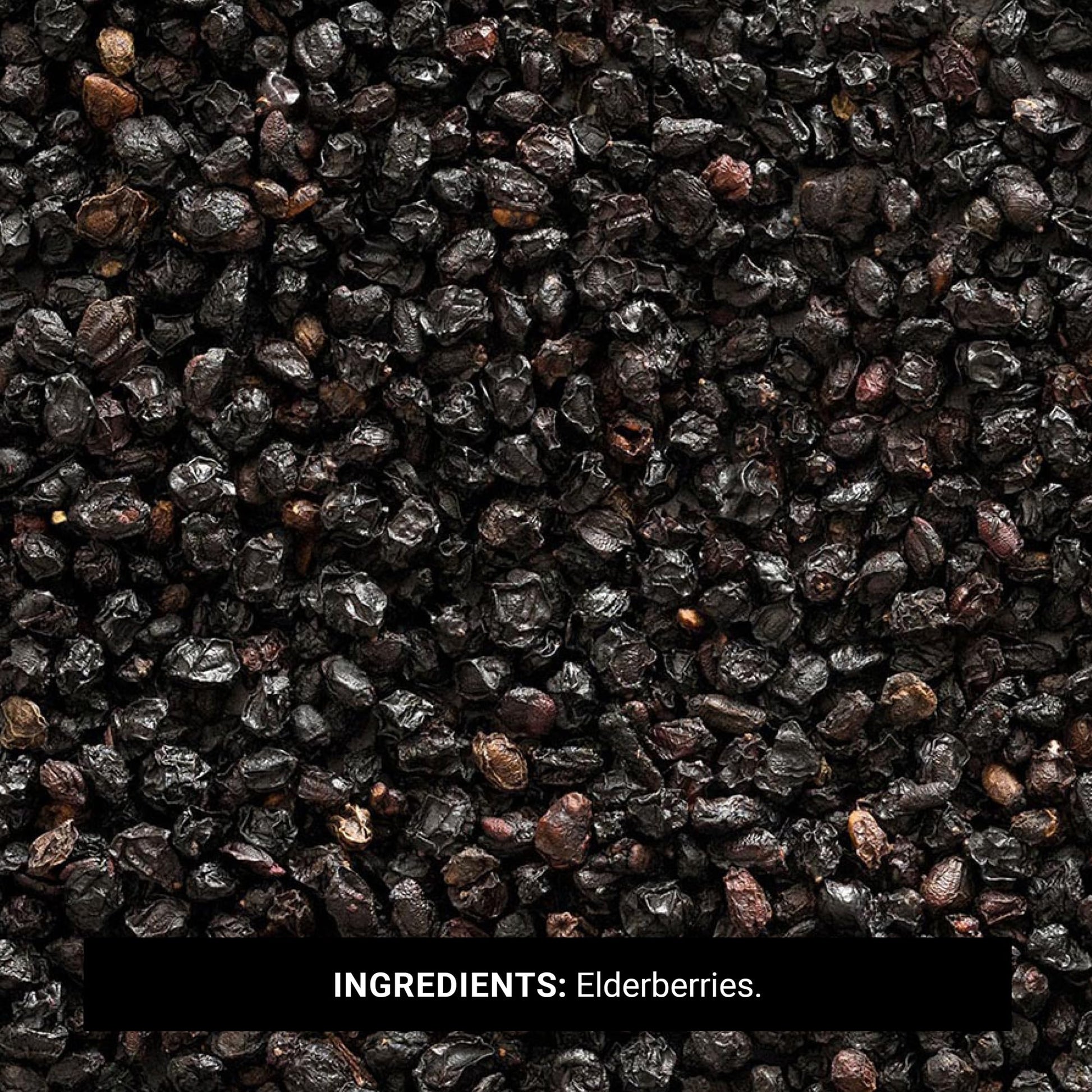 Frontier Co-op elderberries bulk packaging label details