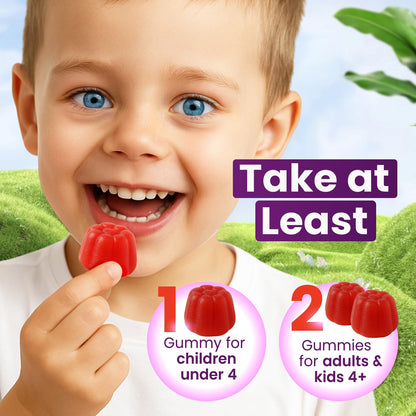 USA imported antioxidant berry flavored chewable vitamins for family wellness
