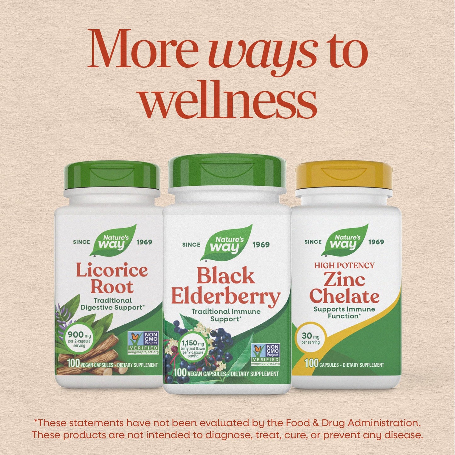 Authentic Nature's Way black elderberry USA import