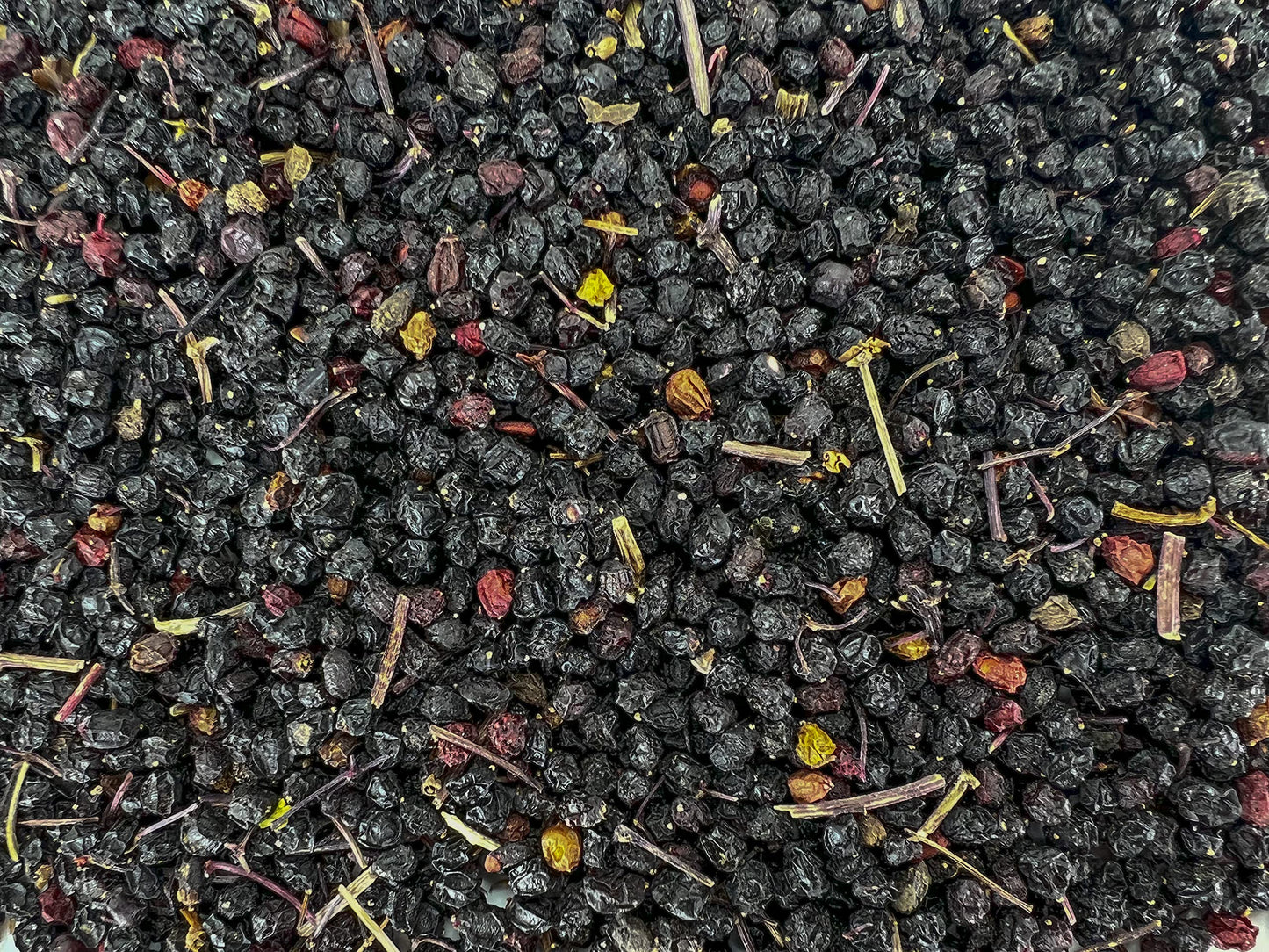 Bulk one pound bag of whole dried black elderberries by U.S. Wellness Naturals