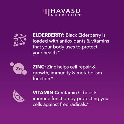 Raspberry flavored immune booster chewables ninety milligram vitamin C content