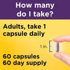 Gluten free USA imported Nature Made antioxidant protection capsules displayed on clean surface