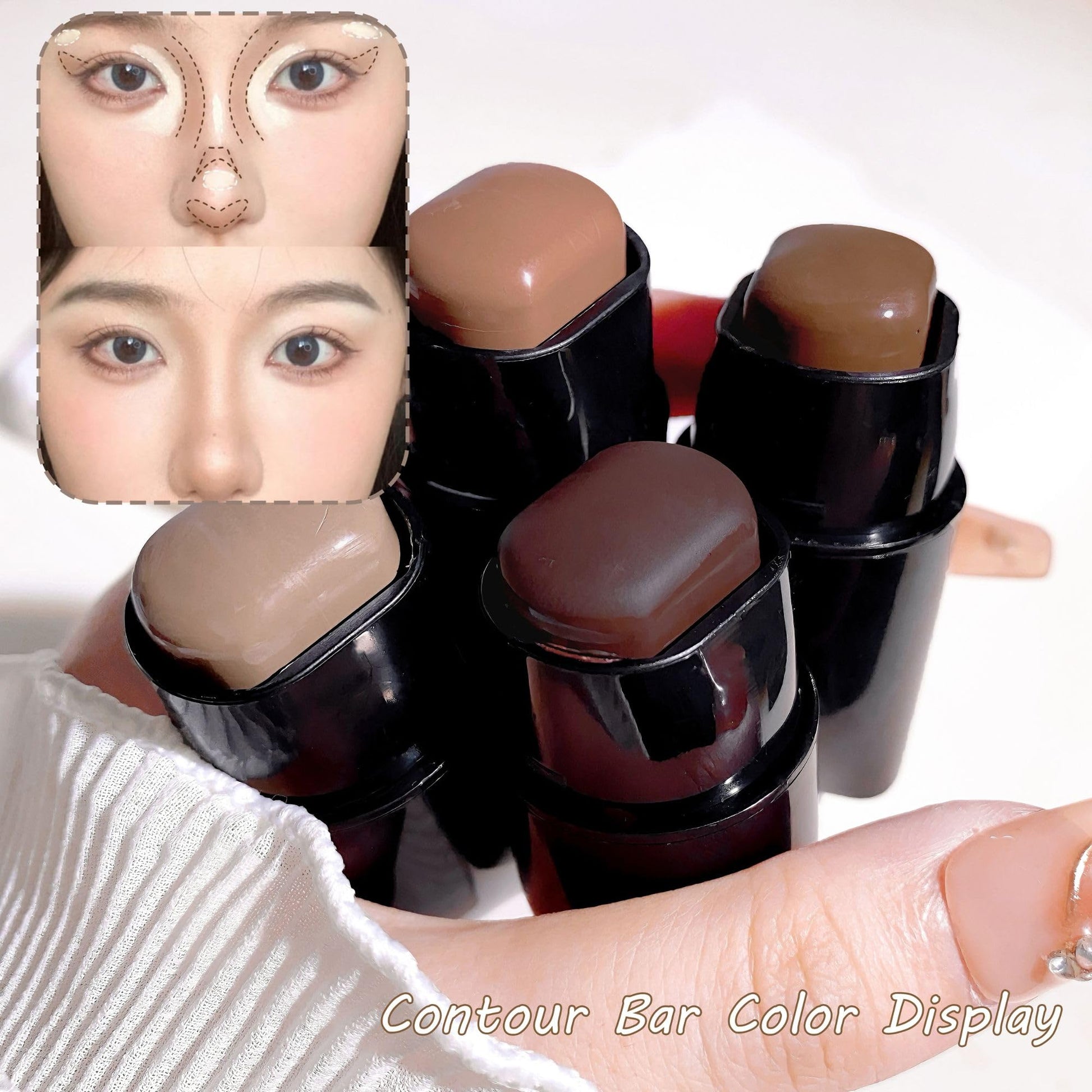Waterproof sweat-resistant cream contour makeup in shade Number 01.