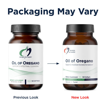 Non GMO gluten free oregano oil capsules for gastrointestinal tract wellness