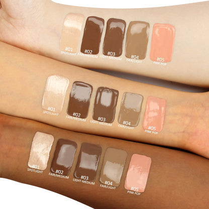 Anglicolor functional makeup pen collection highlighting the vegan and cruelty free logos.