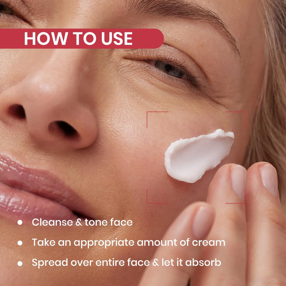 Back label of OUSHANG rhubarb extract facial cream with ingredient information.