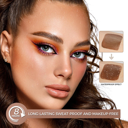 Anglicolor 3 in 1 liquid beauty wand set demonstrating multi angle facial contouring application.