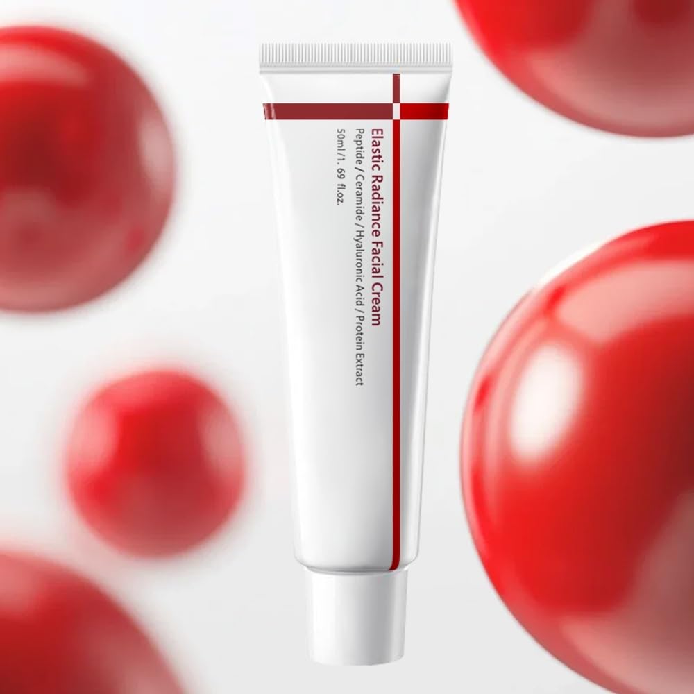 OUSHANG volume lifting facial cream tubes highlighting the advanced formula.