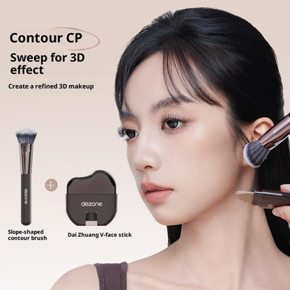 Smudge proof cool toned grey contour stick packaging layout