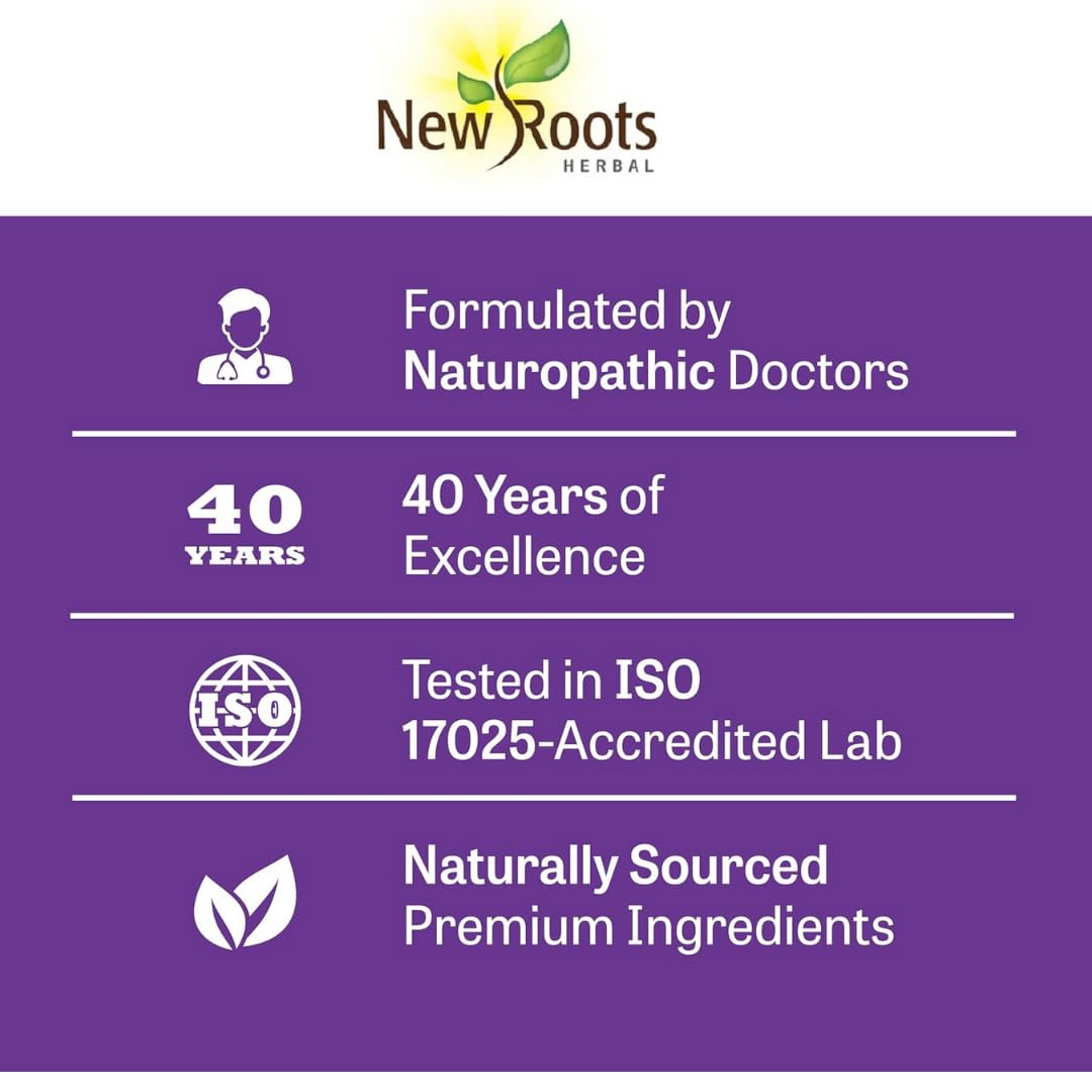 New Roots Herbal immune defense liquid drops supplement ingredient facts label