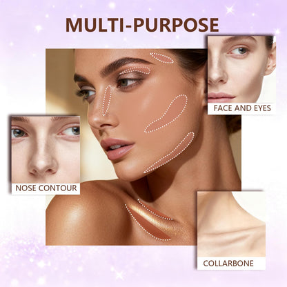 Glam Code body contouring stick used for sculpting the clavicle and collarbone area.