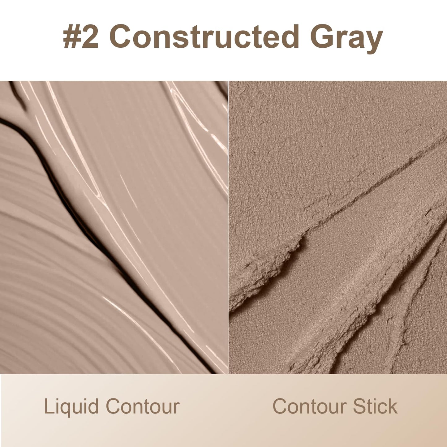 Noerrors waterproof liquid contour stick packaging box showing vegan and cruelty free logos