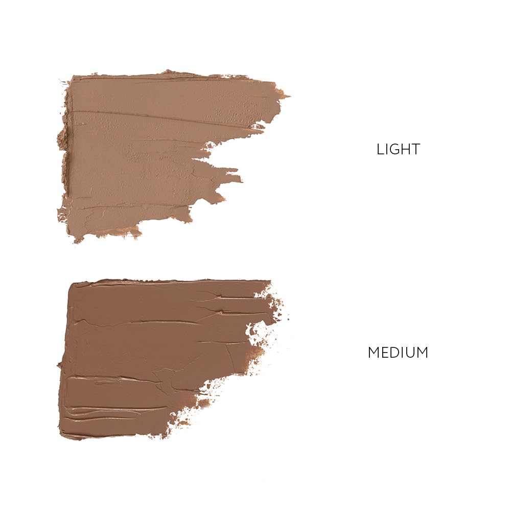 Water resistant cool toned cream contour by Romanovamakeup on display