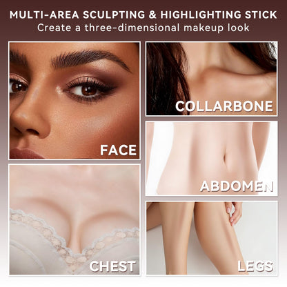 Qic cosmetics twisting sculpting makeup tool for fair and medium skin