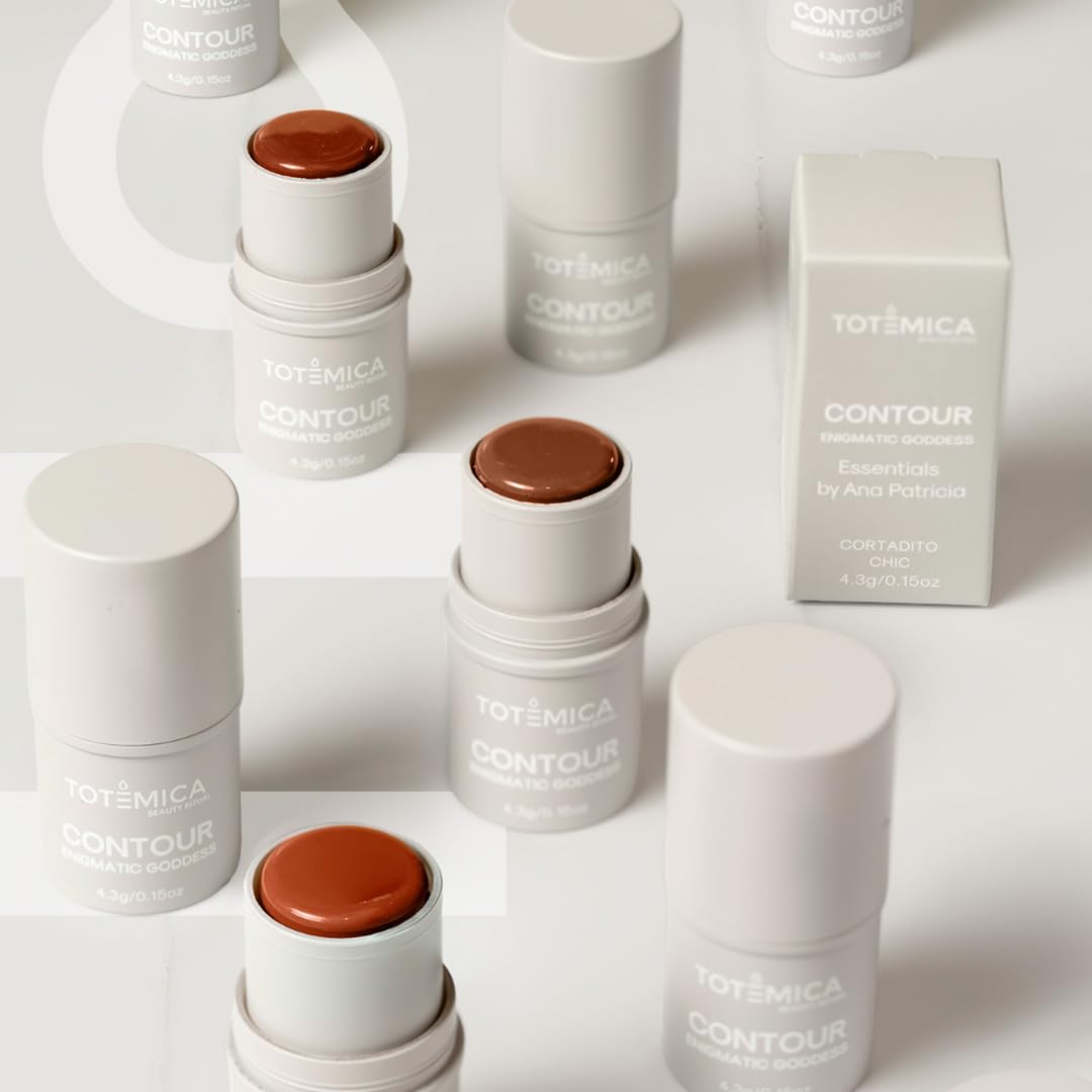 TOTEMICA long lasting buildable cream contour stick showing the complete clean conscious product exterior.