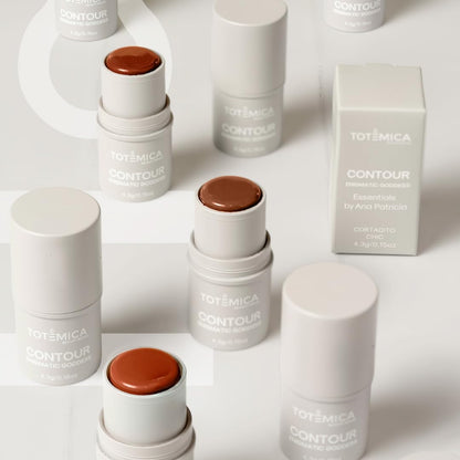 TOTEMICA long lasting buildable cream contour stick showing the complete clean conscious product exterior.