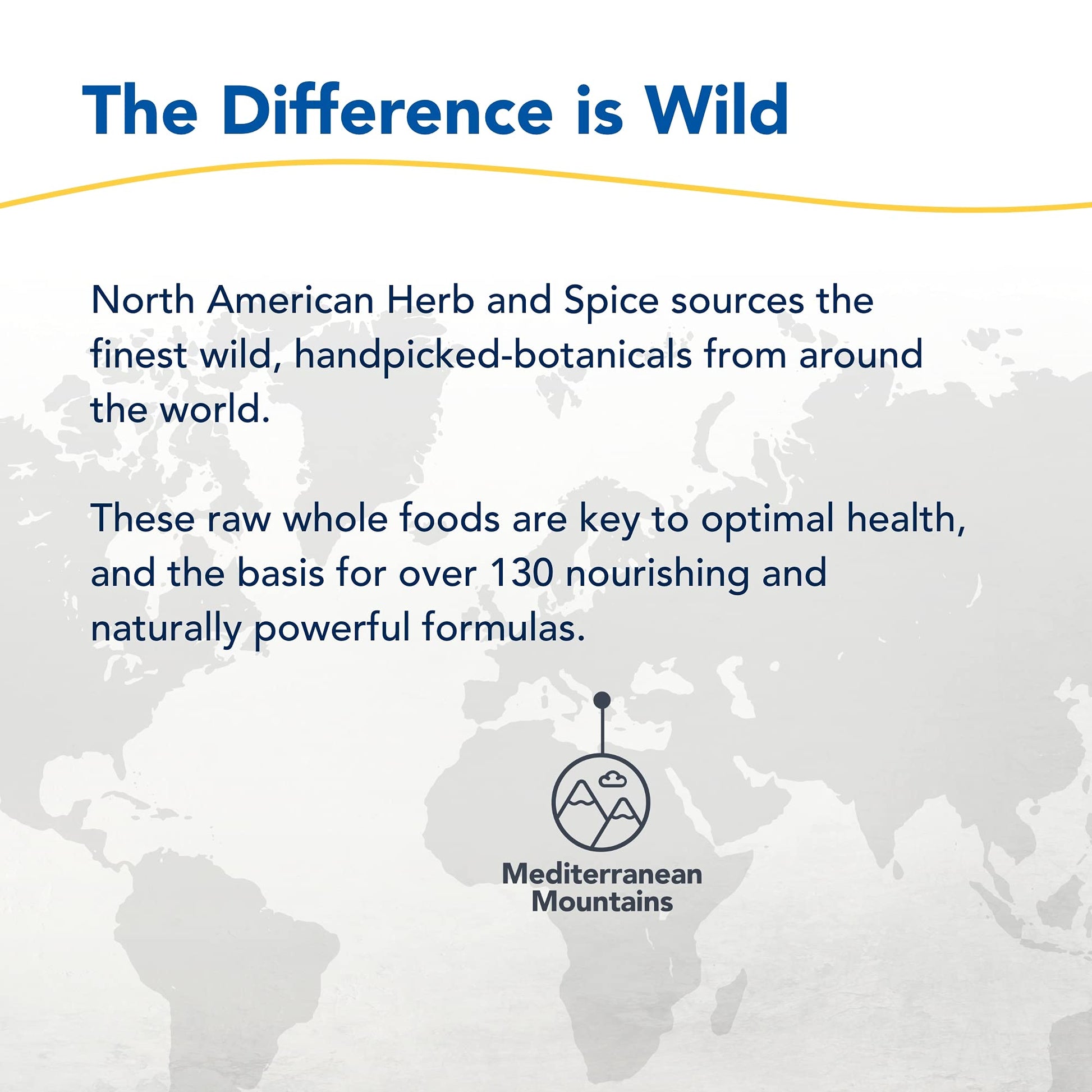 North American Herb And Spice protective seal and brand details on daily wellness product