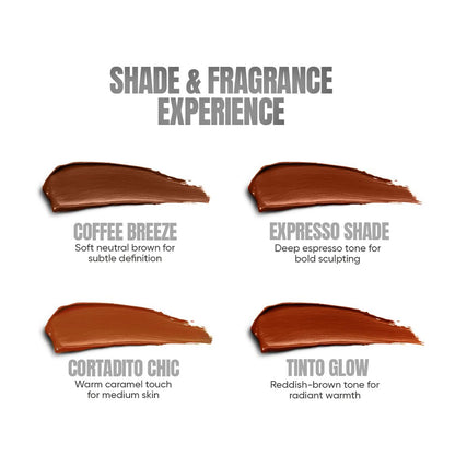 Full coverage shadow effect makeup stick by TOTEMICA for professional level cheekbone contouring.
