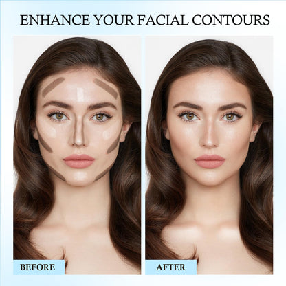 Product texture lifestyle shot showcasing the creamy formulation of the USA imported contouring stick.
