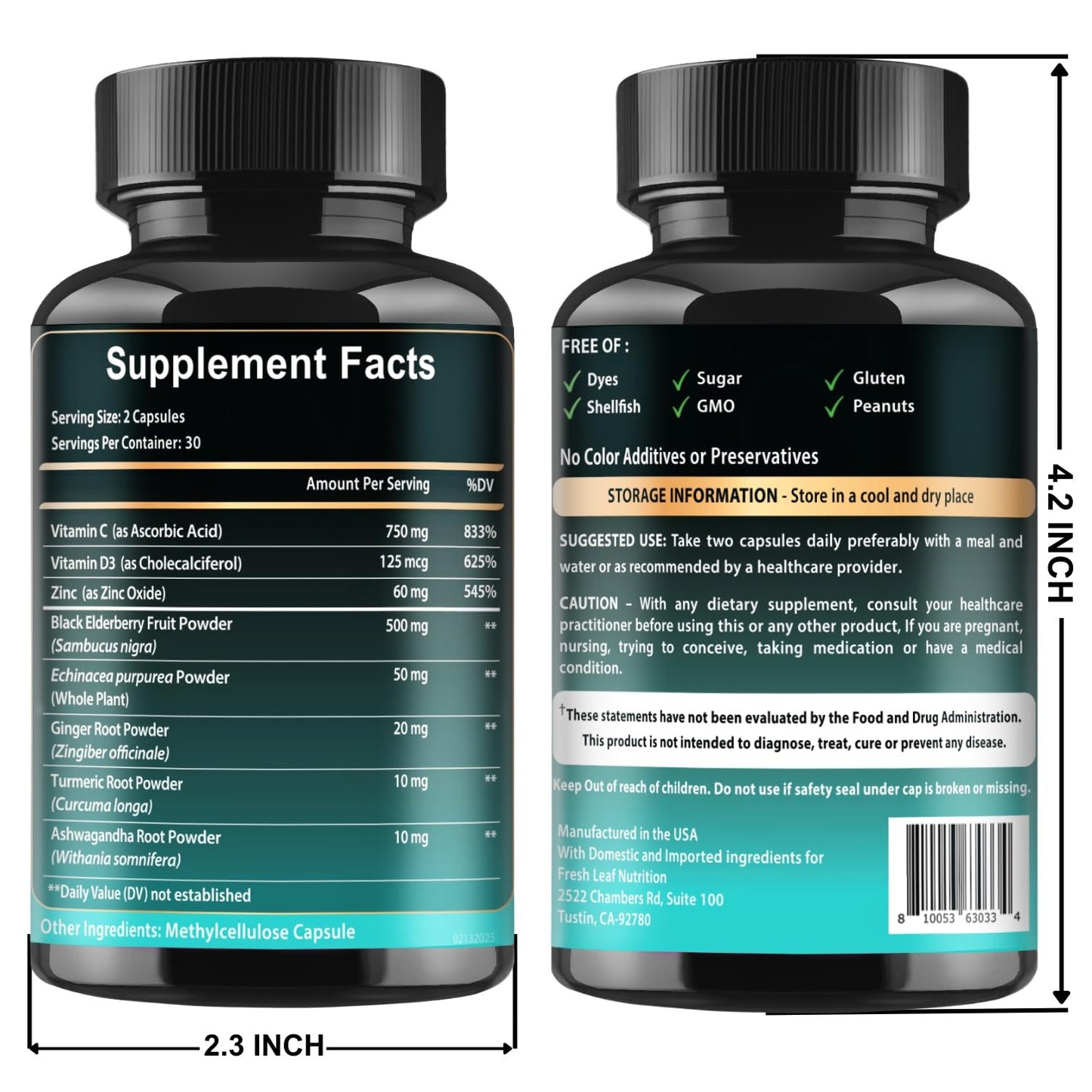 Authentic USA imported Vitboost Elderberry product seal and expiration information.
