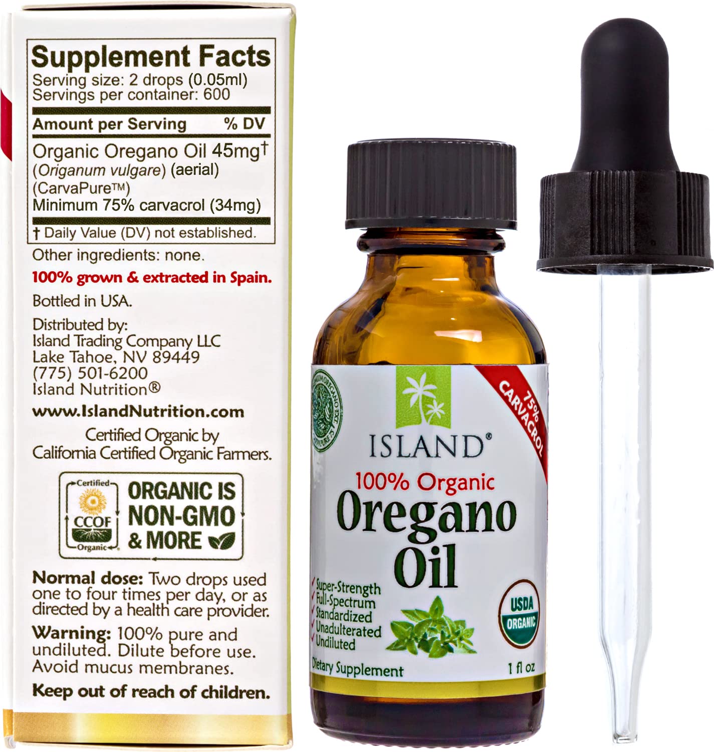 Authentic USA imported oregano oil liquid drop formula for seasonal wellness