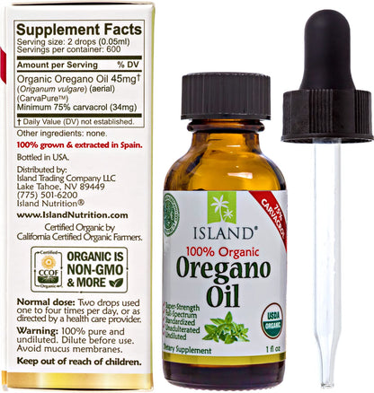 Authentic USA imported oregano oil liquid drop formula for seasonal wellness